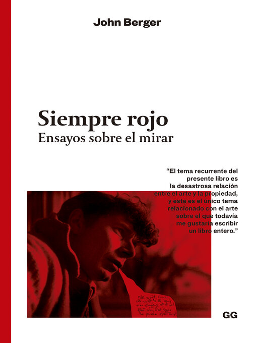 Title details for Siempre rojo by John Berger - Wait list